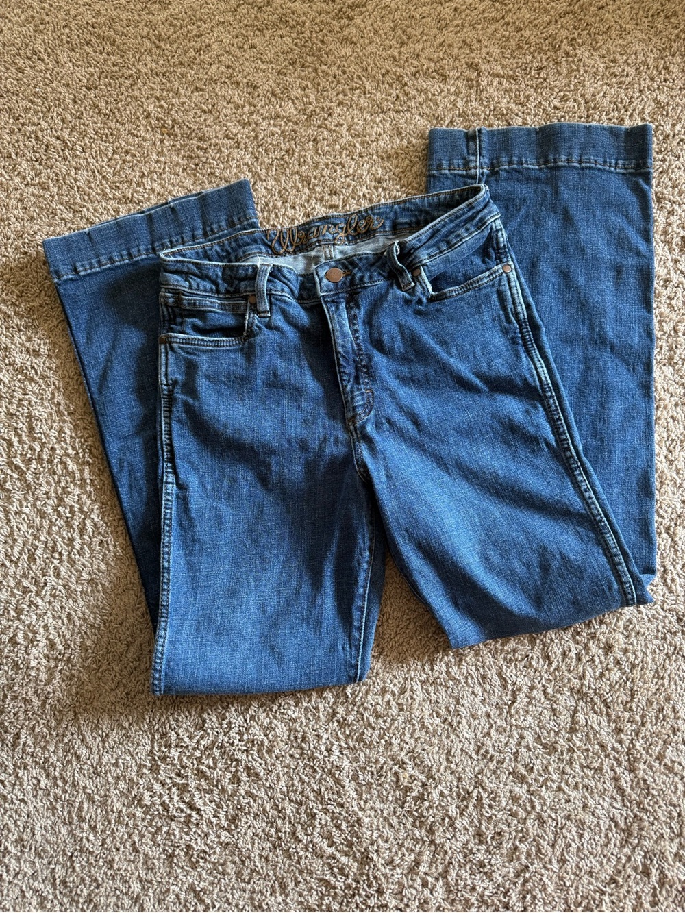 Wrangler Women's High Rise Trouser Jeans - Picture 2 of 2